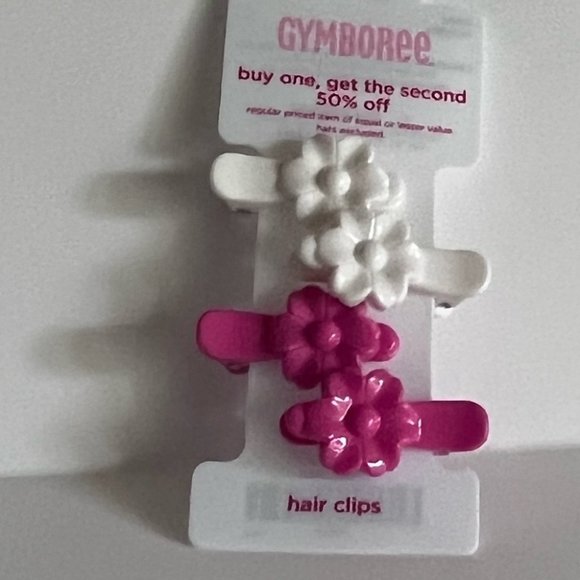 2010 Gymboree summer hair clips NWT impossible to find new​​ - Picture 1 of 4